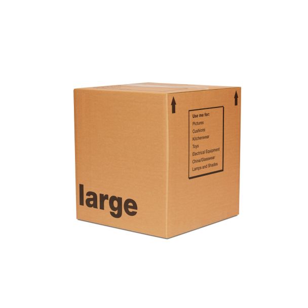 Large cardboard box