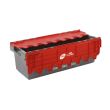 Red lidded metre crate